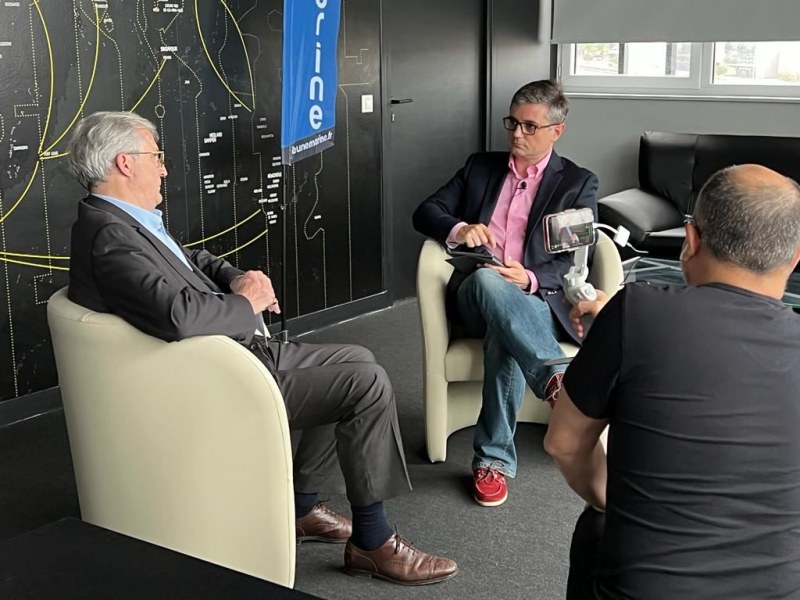 Interview de Frédéric MONCANY de Saint-AIGNAN © Éric HOURI