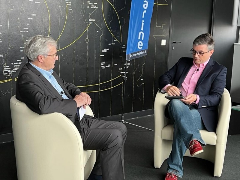 Interview de Frédéric MONCANY de Saint-AIGNAN © Éric HOURI