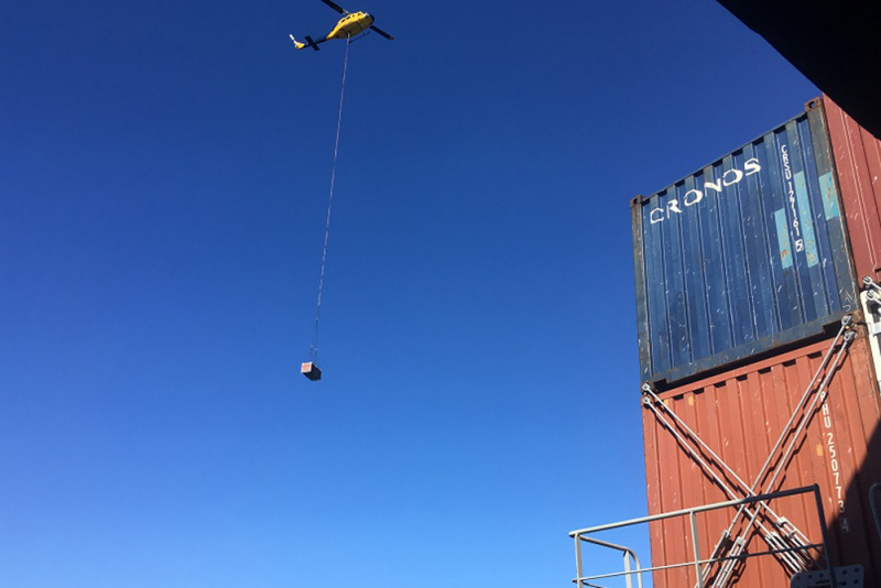 transfert HFO par helico ©FANC