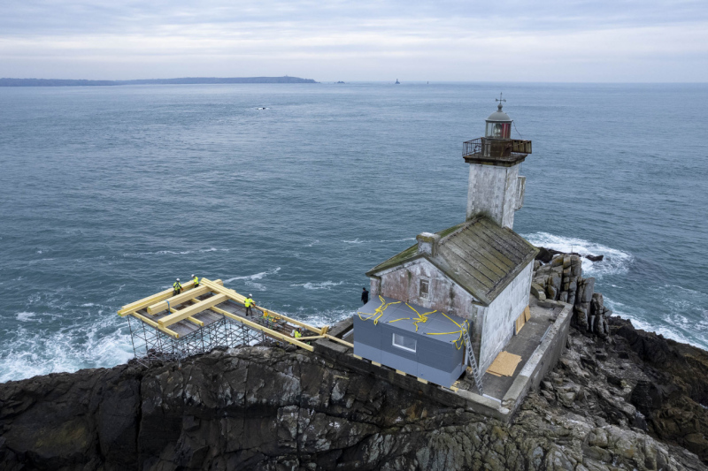 PHARE DE TEVENNEC, RENOVATION DE LA TOITURE, TEVENNEC LIGHTHOUSE, RENOVATION OF THE ROOF, 20230406