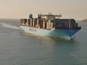 Magleby Maersk. 1ere escale en France au Havre. Photo : Jean-Vincent Dujoncquoy. Jeune Marine ©