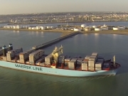 Magleby Maersk. 1ere escale en France au Havre. Photo : Jean-Vincent Dujoncquoy. Jeune Marine ©