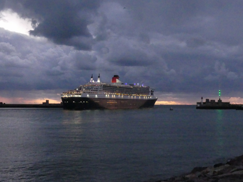 QUEEN MARY II en escale au Havre © MARY II en escale au Havre © Aurélien GUEDEZ