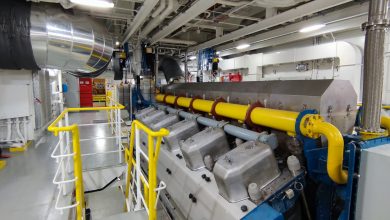 Moteur principal d'A GALEOTTA © Jeune Marine DR