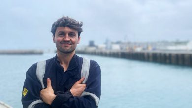 Charles MADEC, Officier Extérieur chez Brittany Ferries © JM