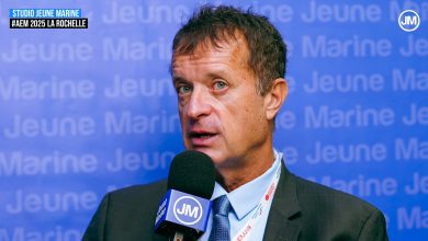 Laurent MARTENS Délégué Général d’Armateurs de France au Studio Jeune Marine aux Assises de l’économie de la mer, La Rochelle 2025.