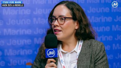 Barbara SANCHES - Key Account Manager chez DNV au Studio Jeune Marine aux Assises de l’économie de la mer, La Rochelle 2025.