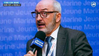 Christophe MATHIEU - CEO Brittany Ferries au Studio Jeune Marine aux Assises de l’économie de la mer, La Rochelle 2025 © JM