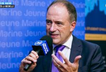 Eric BANEL - Directeur général des Affaires Maritimes, de la pêche et de l’aquaculture au Studio Jeune Marine aux Assises de l’économie de la mer, La Rochelle 2025 © JM